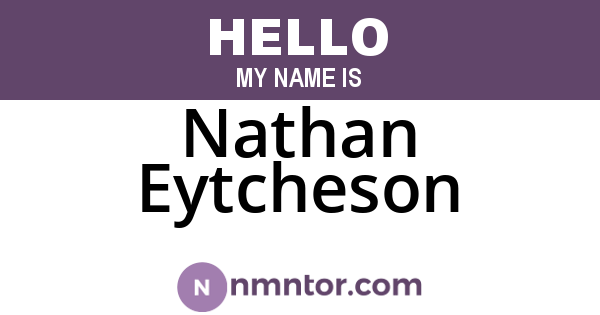 Nathan Eytcheson