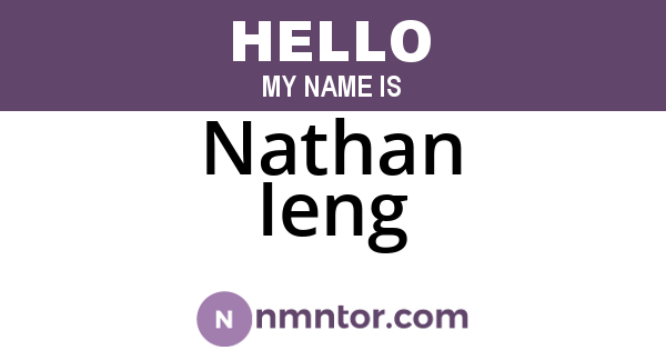 Nathan Ieng