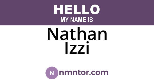 Nathan Izzi