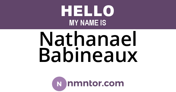 Nathanael Babineaux