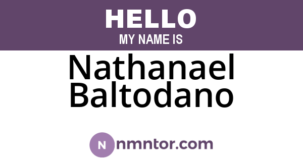 Nathanael Baltodano