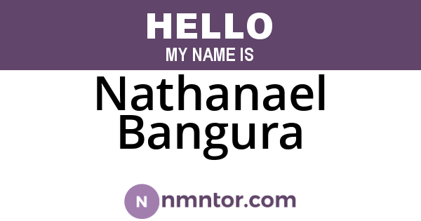 Nathanael Bangura