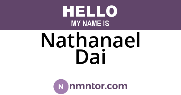 Nathanael Dai