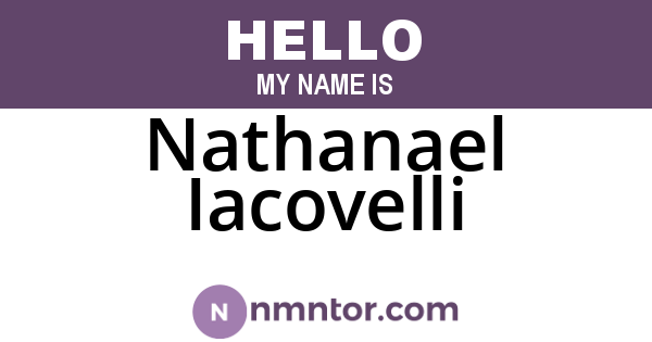 Nathanael Iacovelli
