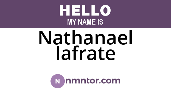 Nathanael Iafrate