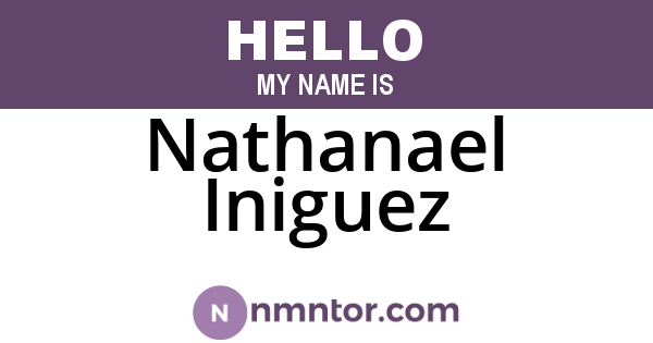 Nathanael Iniguez