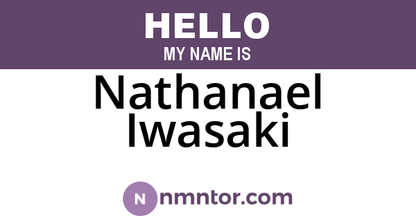 Nathanael Iwasaki