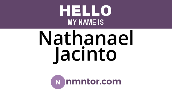 Nathanael Jacinto