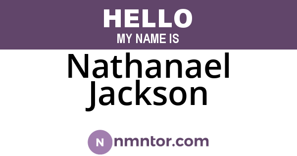 Nathanael Jackson