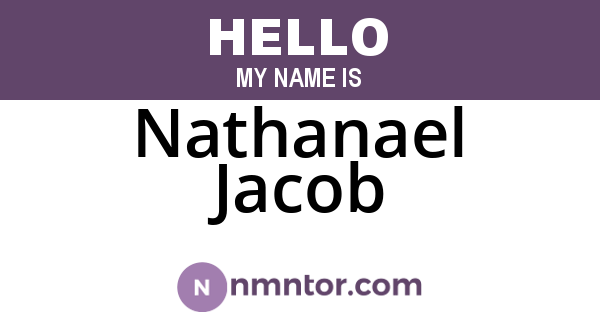 Nathanael Jacob