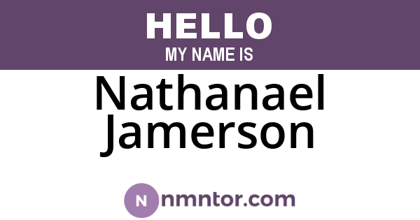 Nathanael Jamerson