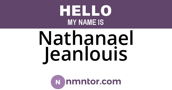 Nathanael Jeanlouis
