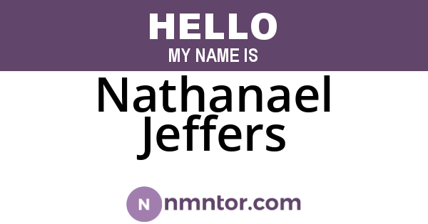 Nathanael Jeffers