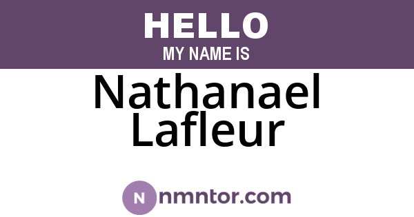 Nathanael Lafleur