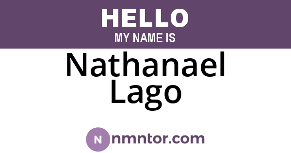 Nathanael Lago