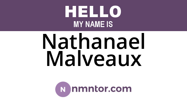 Nathanael Malveaux