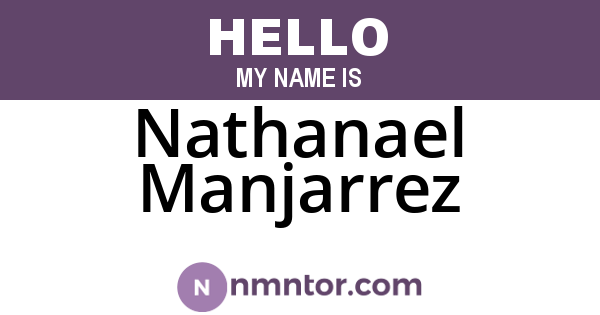 Nathanael Manjarrez