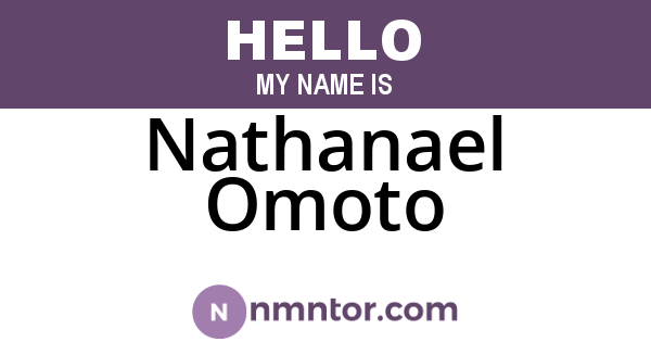 Nathanael Omoto