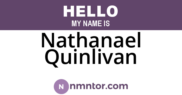 Nathanael Quinlivan