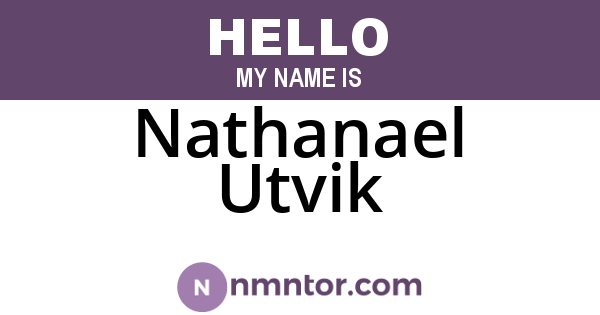 Nathanael Utvik