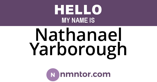 Nathanael Yarborough