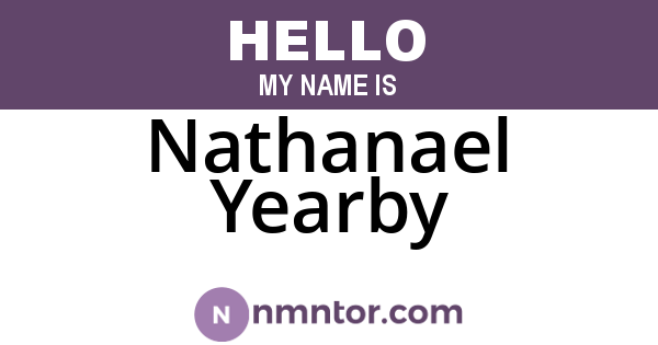 Nathanael Yearby