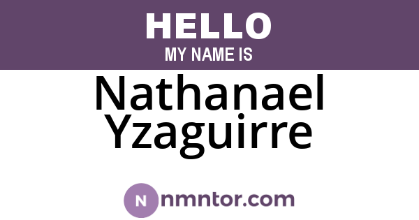 Nathanael Yzaguirre