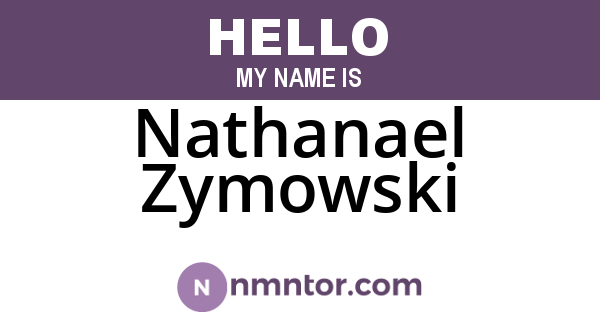 Nathanael Zymowski