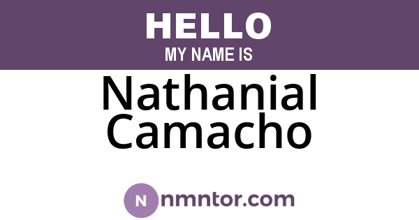 Nathanial Camacho