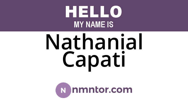 Nathanial Capati
