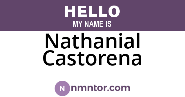 Nathanial Castorena