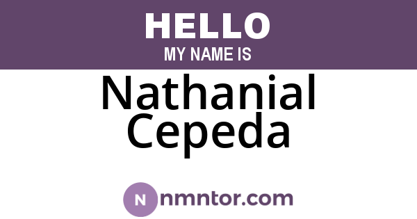 Nathanial Cepeda