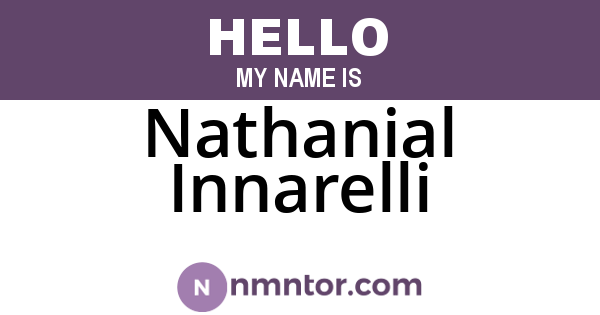 Nathanial Innarelli