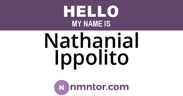 Nathanial Ippolito