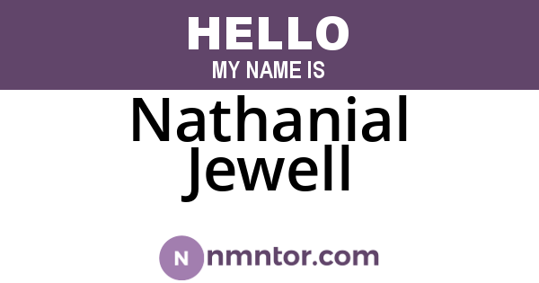Nathanial Jewell