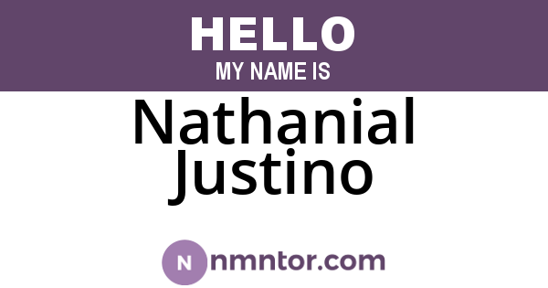 Nathanial Justino