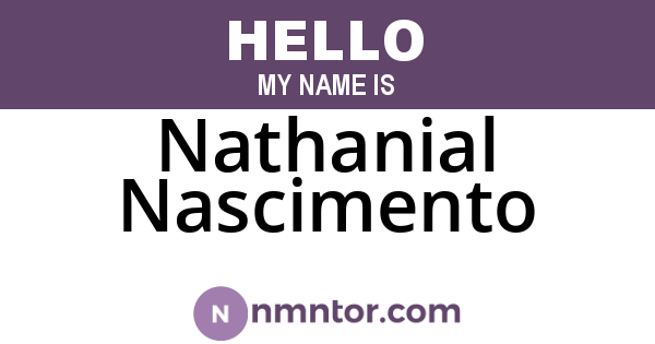 Nathanial Nascimento
