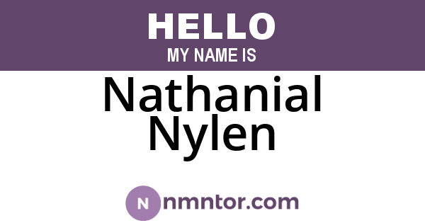 Nathanial Nylen