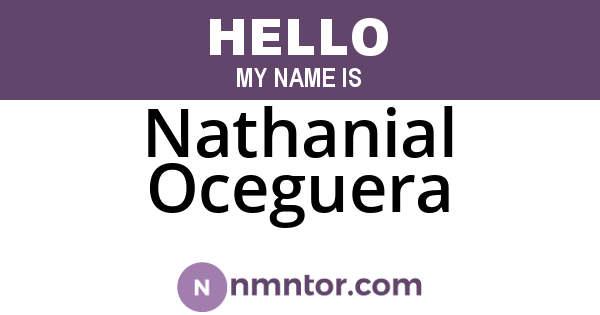 Nathanial Oceguera