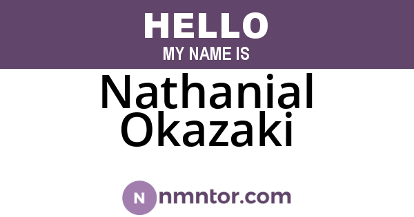 Nathanial Okazaki