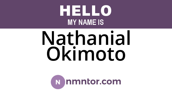 Nathanial Okimoto