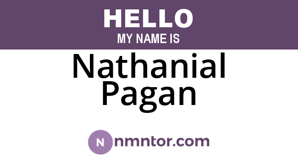 Nathanial Pagan
