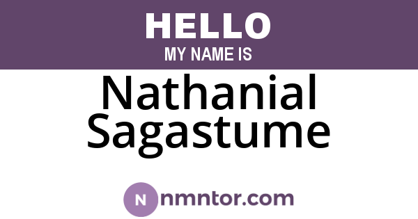 Nathanial Sagastume