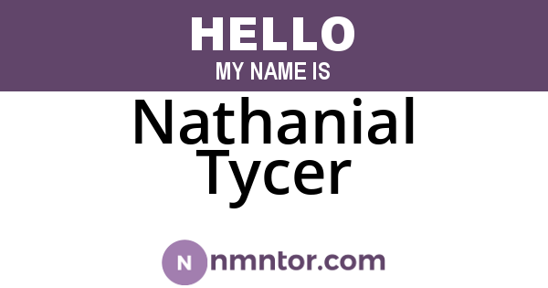 Nathanial Tycer