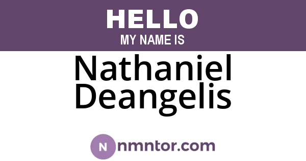 Nathaniel Deangelis