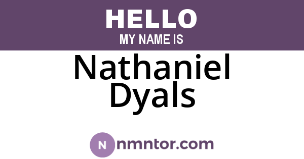 Nathaniel Dyals