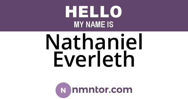Nathaniel Everleth