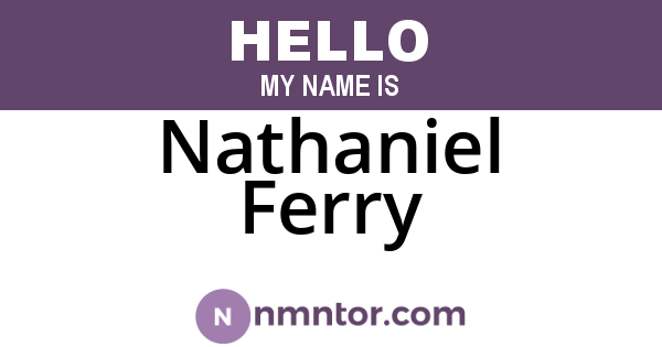 Nathaniel Ferry