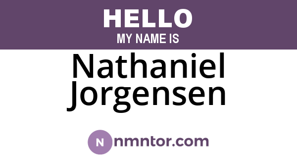 Nathaniel Jorgensen