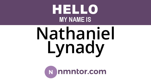 Nathaniel Lynady